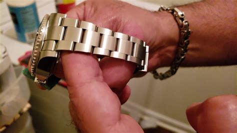 brushing rolex bracelet|scratches on Rolex bracelet.